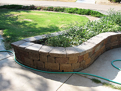 Masonry Planter Beds, Madera, CA
