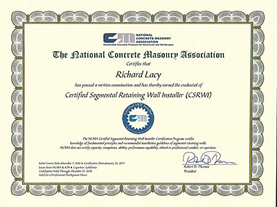 NCMA SRW Certification