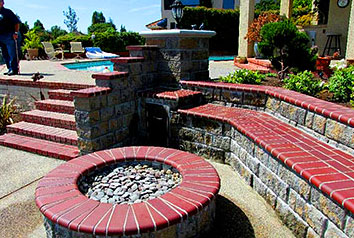 Brick Firepits, Fresno, CA